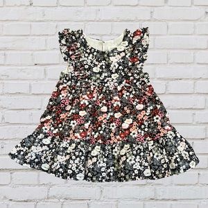 Country Road Floral Baby Girl Dress, 3-6 months